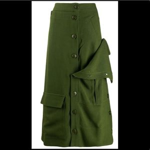 Jacquemus utility midi skirt